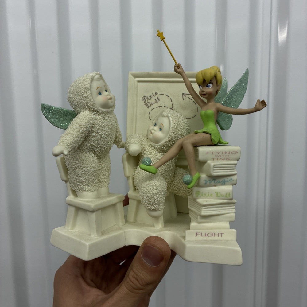 Dept. 56 Snowbabies - Disney - Tink's Flight School - Restored!!!